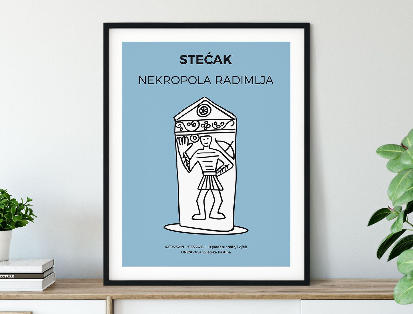 Stećak, Radimlja, Stolac, Art Grafika